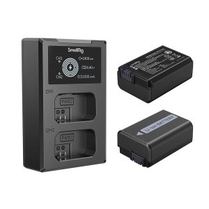 SmallRig NP-FW50 Kit Baterías y Cargador para Sony