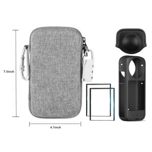 Kit de Accesorios LEWOTE 7 en 1 para Insta360 X3 - Protección y Comodidad para Tu Aventura