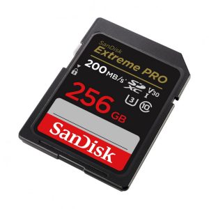 Memoria Sandisk Sd Extrem pro 256 GM