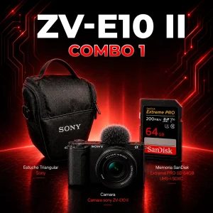 Sony ZV-E10 II Combo Básico para Creadores