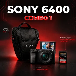 Sony A6400 Combo de Inicio