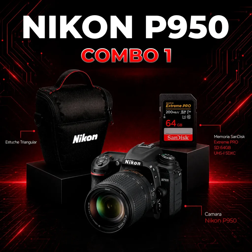 Nikon P950 Combo Aventura