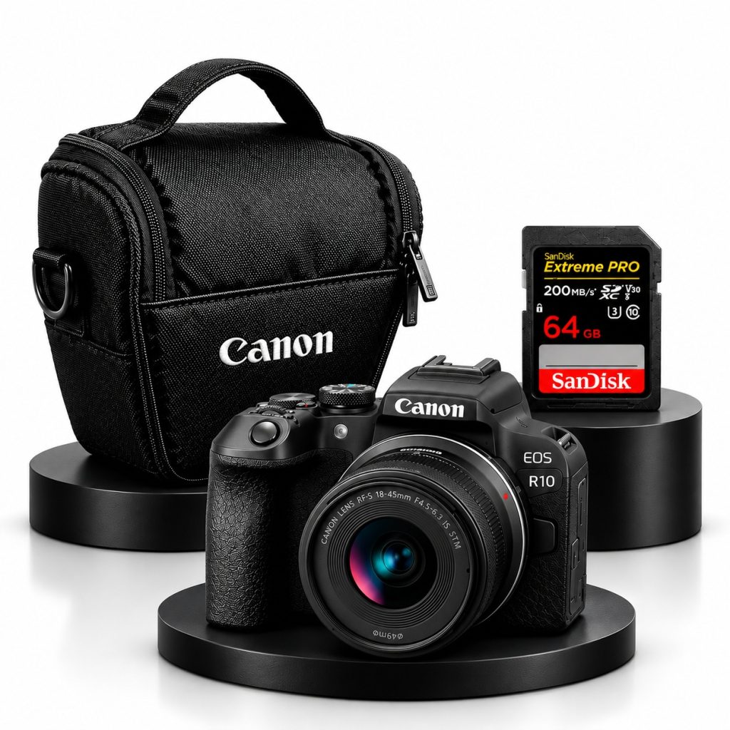 Canon R10 Combo de Inicio