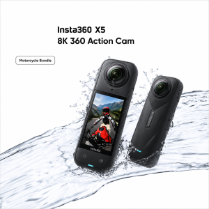 Insta360 X5 Motorcycle Bundle 8K 360 Action Cam