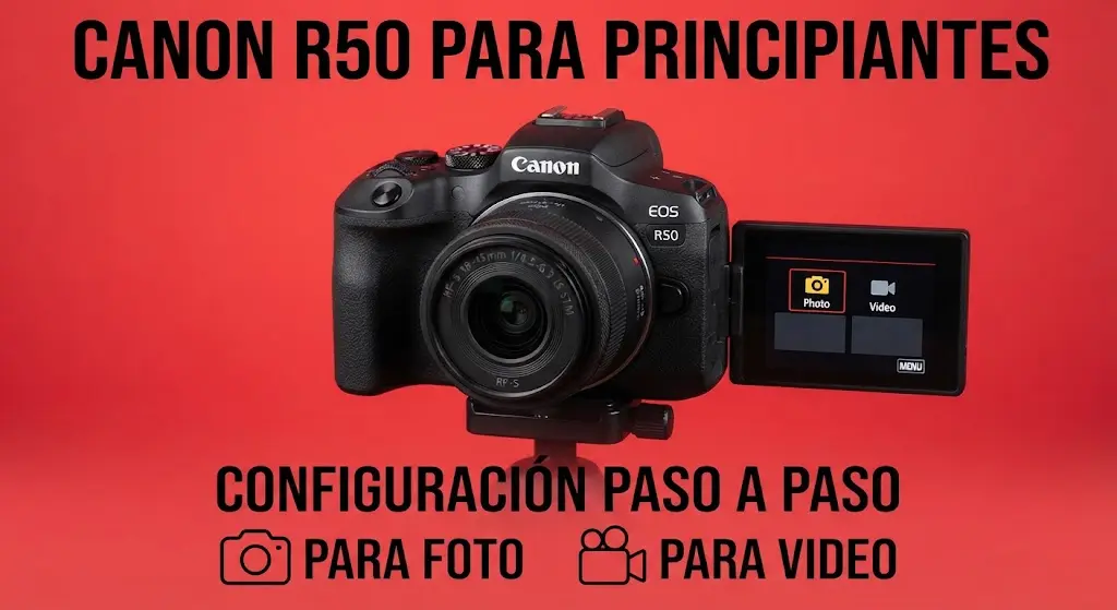 CANON R50 para principiantes