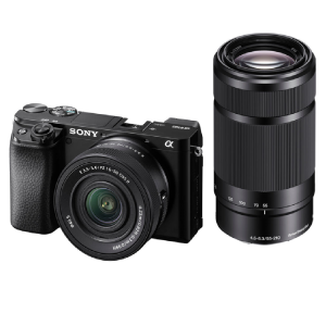 Cámara Sony A 6100 Kit E PZ 16-50mm F3.5-5.6 OSS II +55-210mm