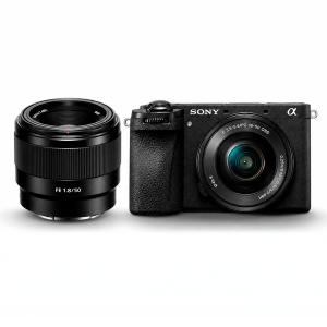 Cámara Sony A6700 + Lente Kit 16-50mm OSS II + Lente Sony 50mm F1.8 OSS