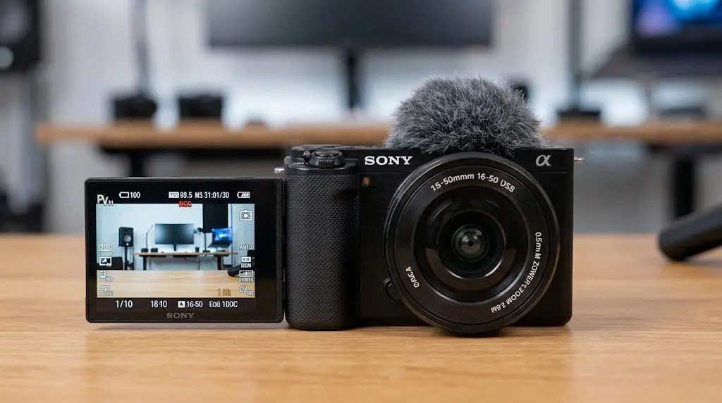 Sony ZV-E10 II con lente 16-50mm
